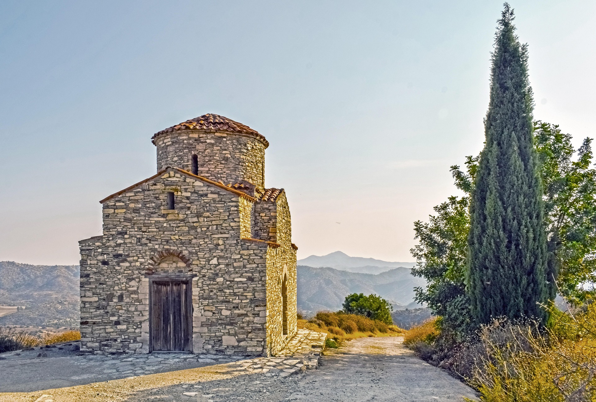 Traditional Lefkara village in Cyprus